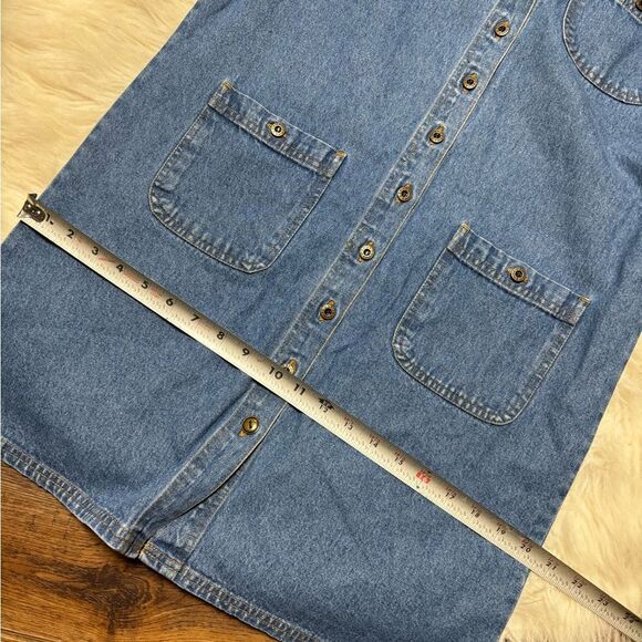Vintage Denim Button Up Dress - Picture 7 of 9